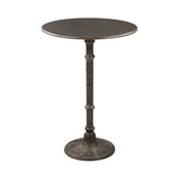 Coaster Danbury Round Bar Table Dark Russet and Antique Bronze Model 100064